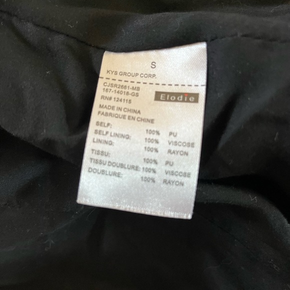 Elodie faux leather jacket - Picture 3 of 5